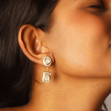 Starlight Drop Polki Earrings