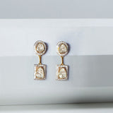 Starlight Drop Polki Earrings