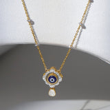 Evil Eye Orbit Necklace