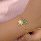Verdelle Halo Bangle
