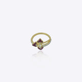 Garnet Prism Ring