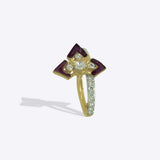 Garnet Prism Ring