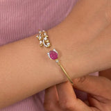 Scarlet Leaf Bangle