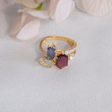 Prism Row Ring