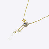 Evil Eye Droplets Necklace