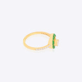 Polki Orbit Ring