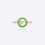 Polki Orbit Ring