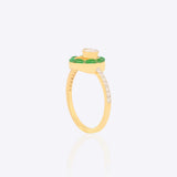 Polki Orbit Ring
