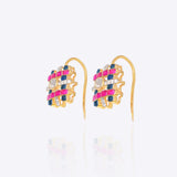 Enamel Edge Polki Earrings