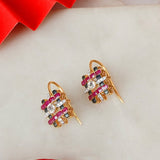 Enamel Edge Polki Earrings
