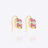 Enamel Edge Polki Earrings