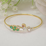 Peacock Crest Bangle