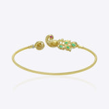 Peacock Crest Bangle
