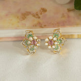 Verdant Blossom Studs