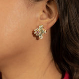 Verdant Blossom Studs