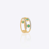 Emerald Path Ring
