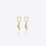 Fleur Square Earrings