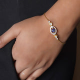 Evil Eye Halo Bracelet
