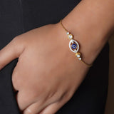 Evil Eye Halo Bracelet