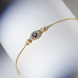 Evil Eye Halo Bracelet