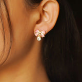 Eternal Grace Bow Earrings
