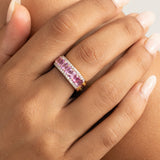Aurora Band Sapphire Ring