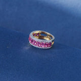 Aurora Band Sapphire Ring