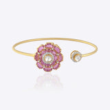 Pink Camellia Bangle