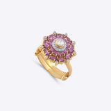 Pink Camellia Ring