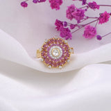 Pink Camellia Ring