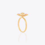 Rosette Halo Ring