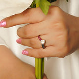 Polki Halo Ring