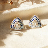 Ocean Prism Stud Earrings