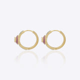 Crimson Orb earrings
