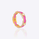 Blush Glow Band Ring
