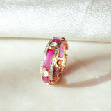 Blush Glow Band Ring