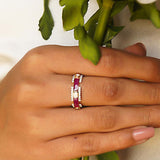 Blush Glow Band Ring