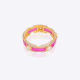 Blush Glow Band Ring