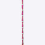 Sangria Spark Diamond Bracelet in 14K gold with crimson rubies and diamonds