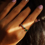 Evergreen Twins ring