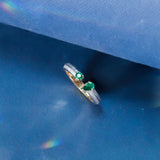 Evergreen Twins ring