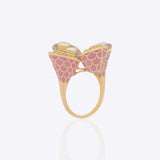 Dusky Fleur Polki Rings