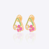 Blossom Arc Stud Earrings