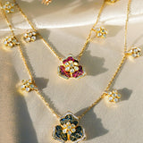 Corolla Layered Necklace