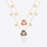 Corolla Layered Necklace
