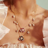 Corolla Layered Necklace