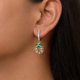 Jade Petal Earrings