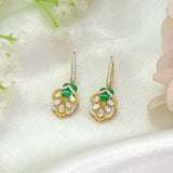 Jade Petal Earrings