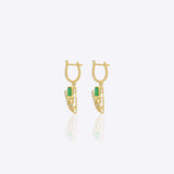 Jade Petal Earrings
