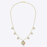 Navratna Bloom Necklace